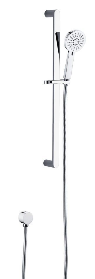 Akemi Sliding Shower On Rail Chrome