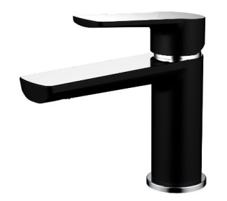 Akemi Basin Mixer Matte Black / Chrome