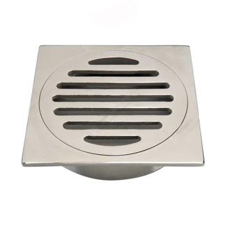 Square 316 Stainless Steel Floor Waste 100mm