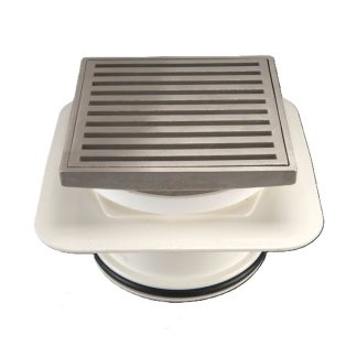 Megaflex Square Floor Grate Waste 80mm