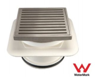 Megaflex Square Floor Grate Waste 80mm
