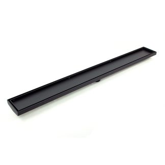 Radiant Tile Insert Floor Grate 900mm Matte Black - 74mm