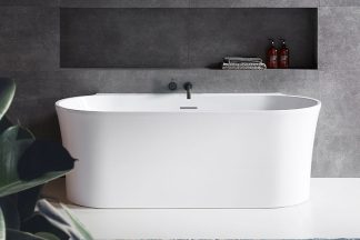 Aurora 1700 Back To Wall Freestanding Bath