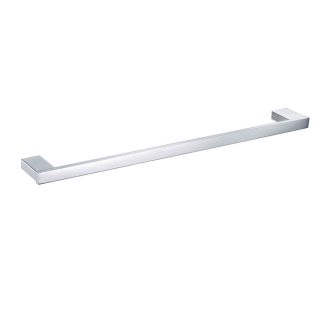 SS Eckig Single Towel Rail 600mm Stainless Steel