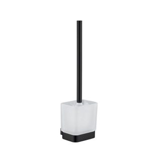SS Eckig Toilet Brush Holder Matte Black