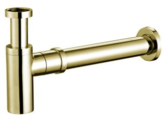Handel Basin Bottle Trap Waste Brushed Gold
