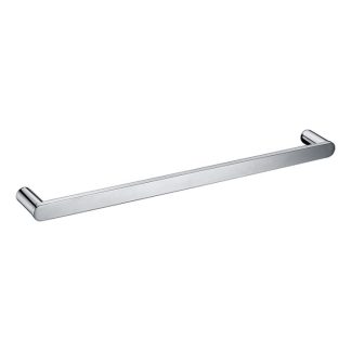 SS Rund Single Towel Rail 800mm Stainless Steel