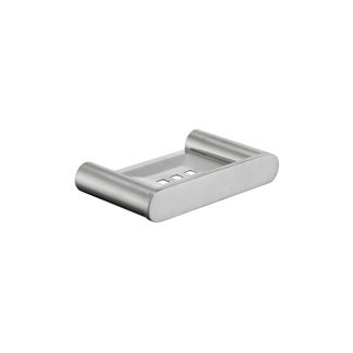 SS Rund Soap Holder Brushed Nickel