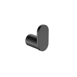 SS Rund Robe Hook Brushed Gun Metal