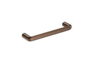 Berlin Single Towel Rail 250mm Brushed Bronze