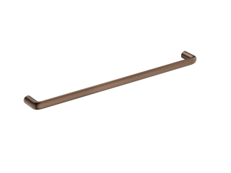 Berlin Single Towel Rail 600mm Brushed Bronze