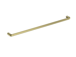 Berlin Single Towel Rail 800mm Brushed Gold