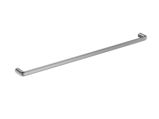 Berlin Single Towel Rail 800mm Brushed Nickel