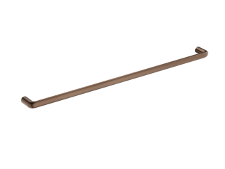 Berlin Single Towel Rail 800mm Brushed Bronze