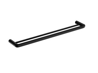 Berlin Double Towel Rail 600mm Matte Black