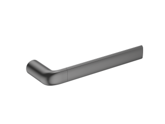 Berlin Single Towel Bar Brushed Gun Metal