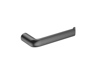 Berlin Toilet Roll Holder Brushed Gun Metal