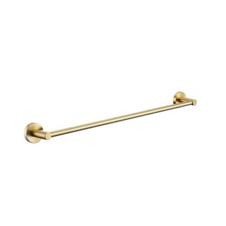 Rund Single Towel Rail 250mm Brushed Gold