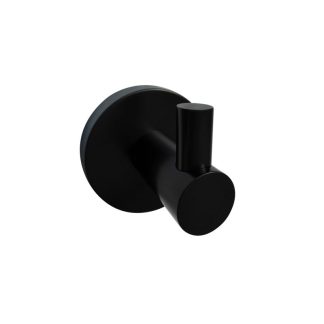 Rund Robe Hook Matte Black