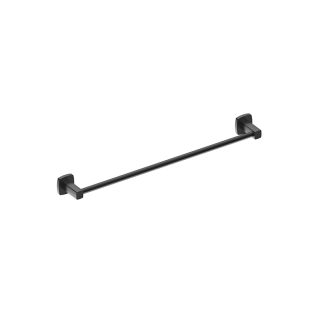 Luxus Single Towel Rail Matte Black 600mm