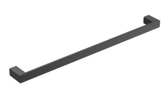 Kasten Single Towel Rail 600mm Matte Black