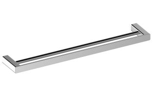Kasten Double Towel Rail 800mm Chrome
