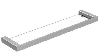 Kasten Glass Shelf Brushed Nickel