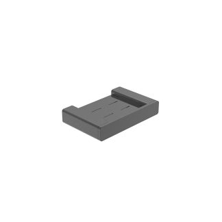 Kasten Soap Basket Brushed Gun Metal