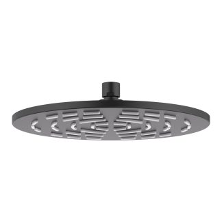 Berlin Air Pressure Shower Head 250mm Matte Black