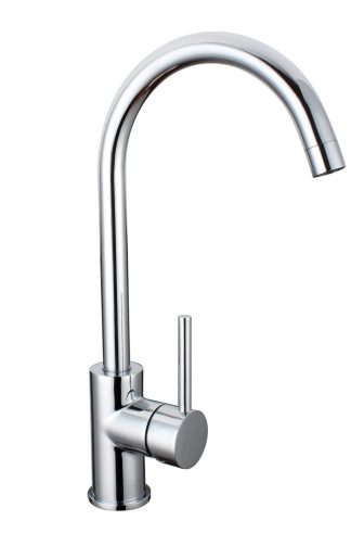 Rund Gooseneck Sink Mixer Chrome