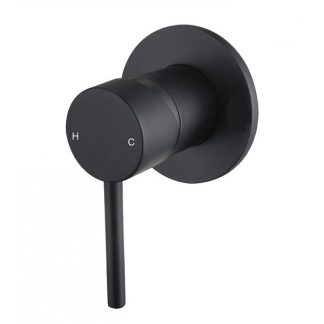 Rund Bath Shower Mixer Matte Black