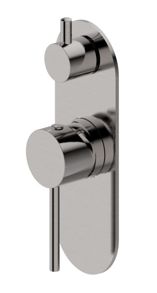 Morgan Rund Wall Diverter Mixer Brushed Nickel