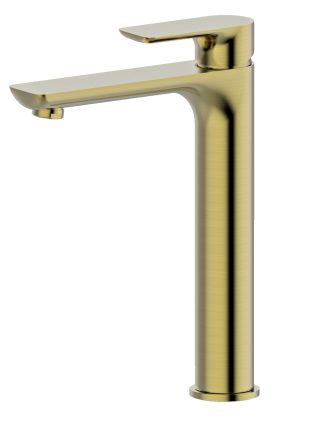 Luxus Tower Basin Mixer Brushed Gold