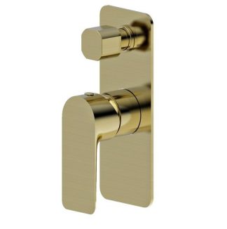 Luxus Shower Diverter Mixer Brushed Gold