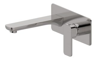 Kasten Basin Bath Mixer with Spout Brushed Nickel