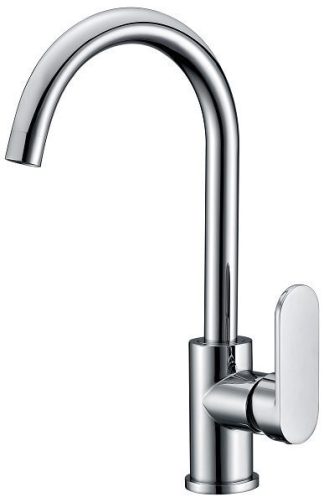 Oval Gooseneck Sink Mixer Chrome