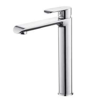 Oval Tall Basin Mixer Chrome