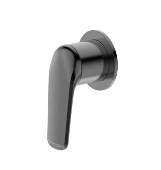 Berlin Wall Mixer Brushed Gun Metal