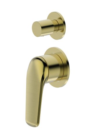 Berlin Wall Diverter Mixer Brushed Gold