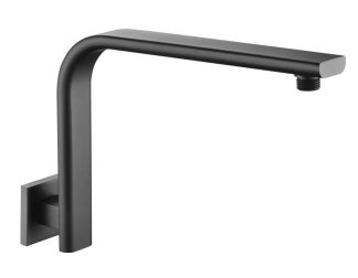 Kasten Curve Wall Shower Arm Brushed Gun Metal