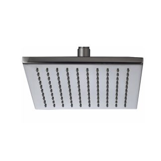 Eckig Square Brass Shower Head 200mm Chrome