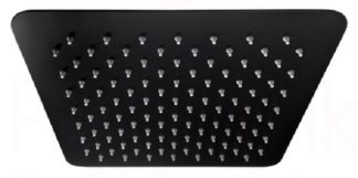 Eckig Square Shower Head 200mm Matte Black