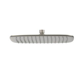 Thin Stainless Steel Shower Head 300 x 200 Brushed Nickel