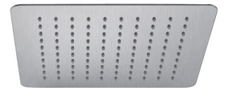 Eckig Square Shower Head 250mm Brushed Nickel