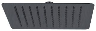 Eckig Square Shower Head 250mm Brushed Gun Metal