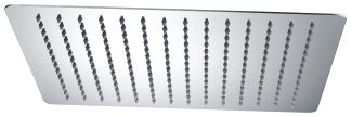 Eckig Square Shower Head 400mm Stainless Steel