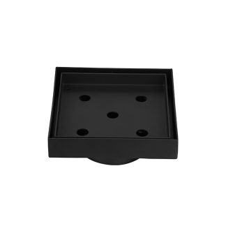 Eckig Smart Tile Waste 100mm Matte Black