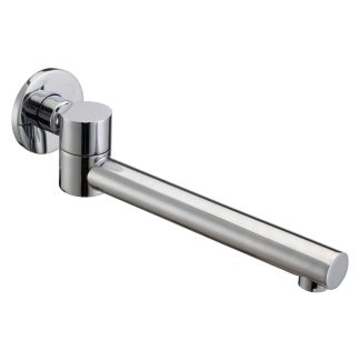 Rund Swivel Bath Spout Brushed Nickel