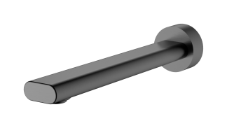 Iris Bath Spout Brushed Gun Metal