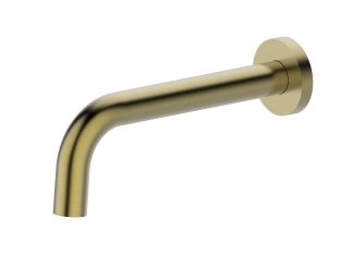 Morgan Rund Basin / Bath Spout 200mm Brushed Gold